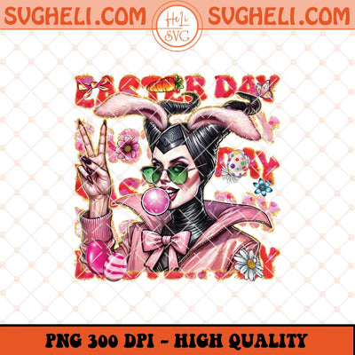 Maleficent Easter With Sunglasses Png Maleficent Bunny Png Sublimation Files