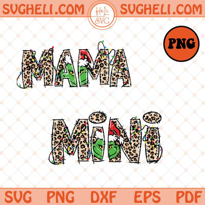 Mama Christmas Sublimation Png Mama Mini Christmas Png Sublimation Files