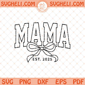 Mama Coquette Svg Coquette Bow Svg Family Vacation Svg Png Dxf Eps Files