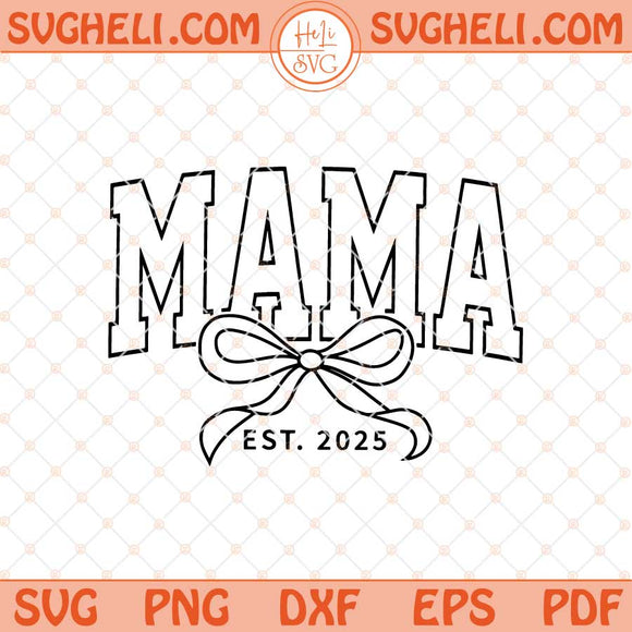 Mama Coquette Svg Coquette Bow Svg Family Vacation Svg Png Dxf Eps Files