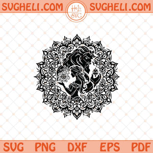 Mandala Beauty and The Beast Svg Deadpool 3 Movie Svg Png Dxf Eps Files