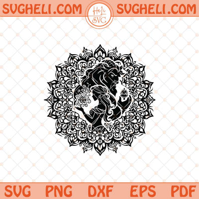 Mandala Beauty and The Beast Svg Deadpool 3 Movie Svg Png Dxf Eps Files