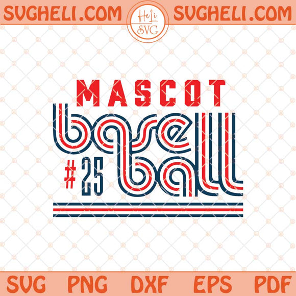 Mascot Baseball Svg Baseball Moms Svg Baseball Team Svg Png Dxf Eps Files