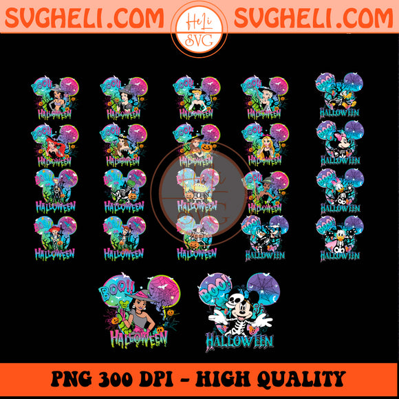 Mega Bundle Disney Halloween Png Princess Halloween Png