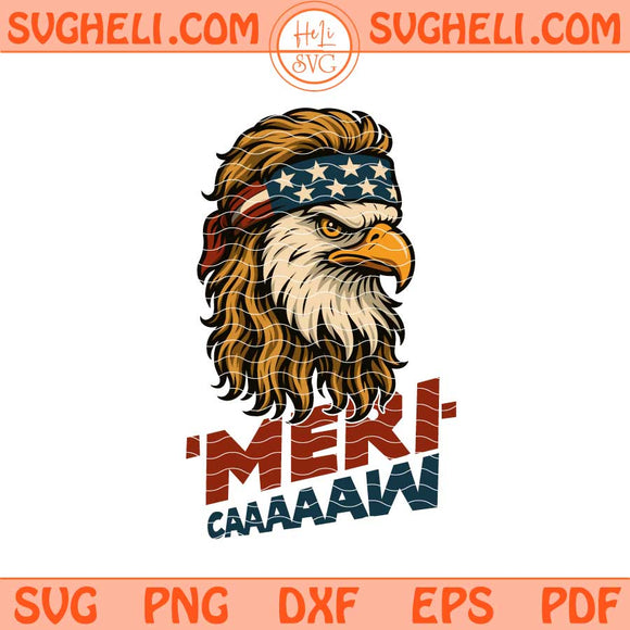 Meri Cawww Svg Cool Patriotic Eagle With Sunglasses Svg Png Dxf Eps Files