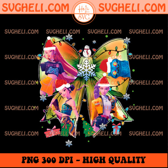 Merry Christmas Coquette Bow Huntrix Png Saja Girls Png