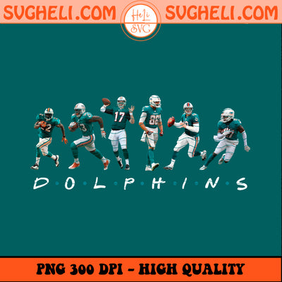 Miami Dolphins Friends NFL Png Football Players Png