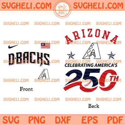 Arizona Diamondbacks America 250th Anniversary 2026 Svg