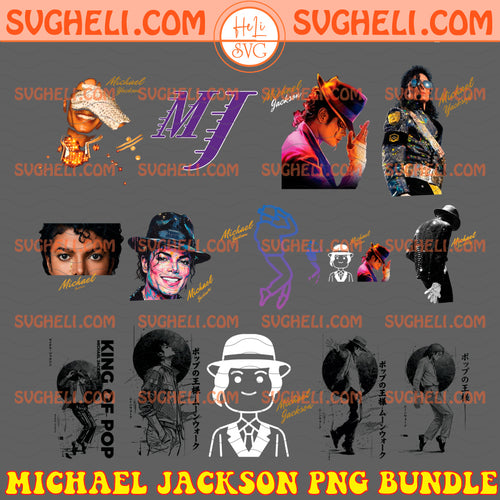 Michael Jackson Png Bundle Retro Vintage King of Pop Png