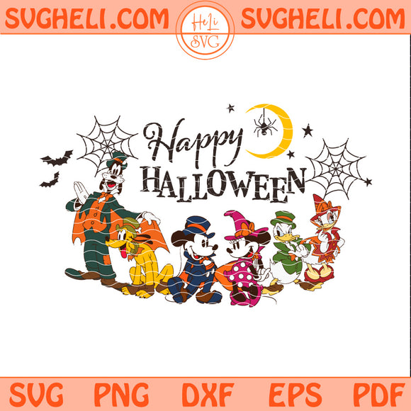 Mickey Friend Halloween Svg Disney Halloween Svg