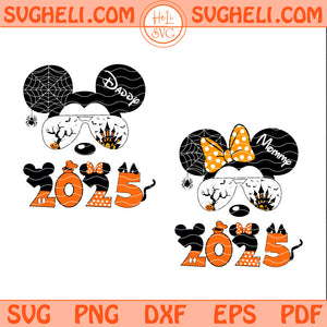Mickey and Minnie Halloween 2025 Svg Disney Halloween Svg