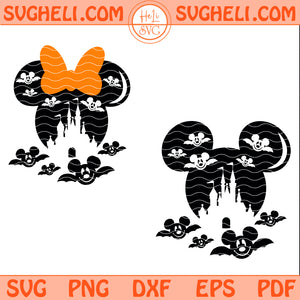 Mickey Minnie Mouse Halloween Bundle Svg Halloween Svg