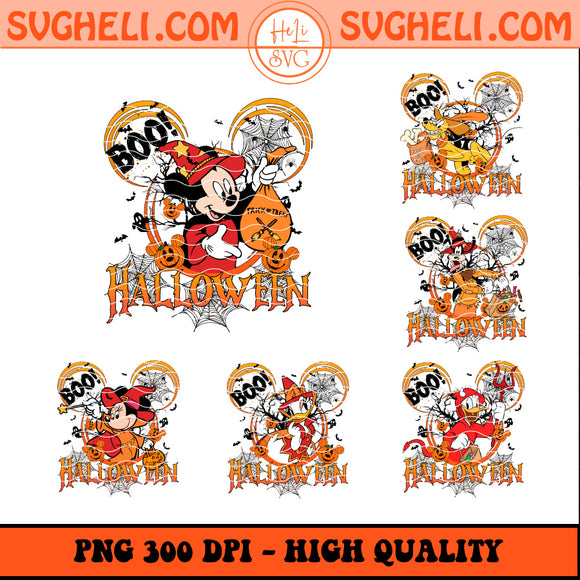 Mickey Mouse And Friends Halloween Png Bundle Halloween Png