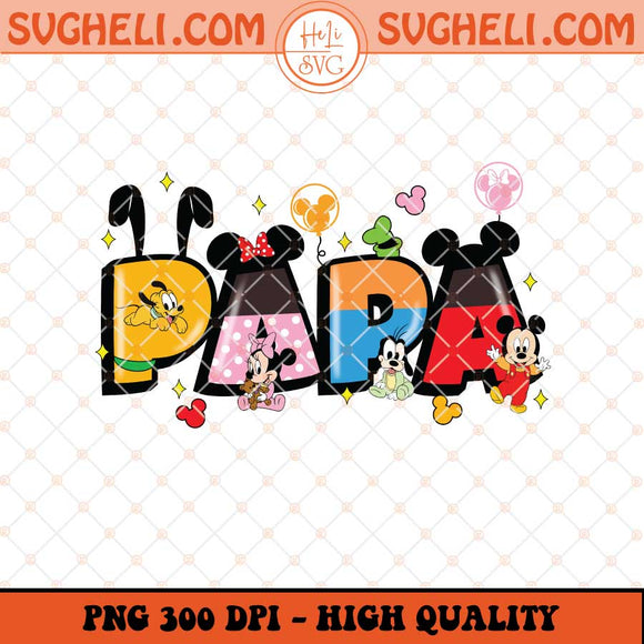 Mickey Mouse Disney Papa Png Best Papa Png Disney Dad Png Sublimation Files
