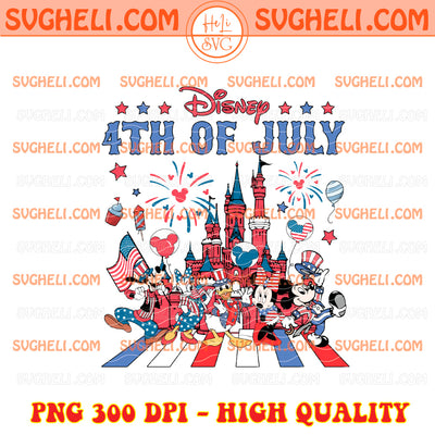 Mickey Mouse Friends 4th Of July Png Mickey USA Png