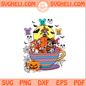 Mickey Mouse Halloween Coffee Svg Disney Halloween Svg