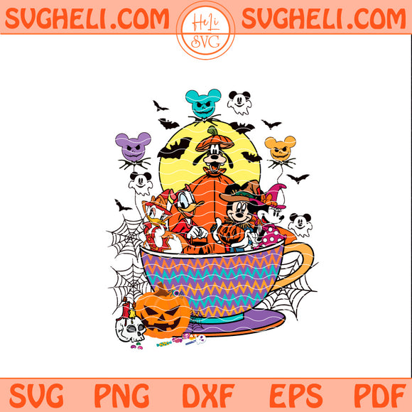 Mickey Mouse Halloween Coffee Svg Disney Halloween Svg