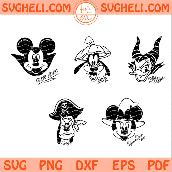 Mickey and Friends Halloween 2025 Svg Disney Halloween Svg