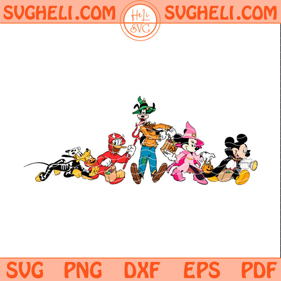 Mickey and Friends Halloween Svg Halloween Disney 2025 Svg