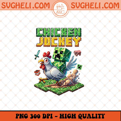 Minecraft Jockey Chicken 2025 Png Chicken Jockey Png Sublimation Files