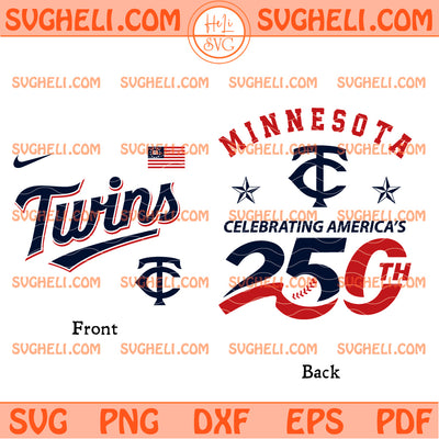 Minnesota Twins America 250th Anniversary 2026 Svg