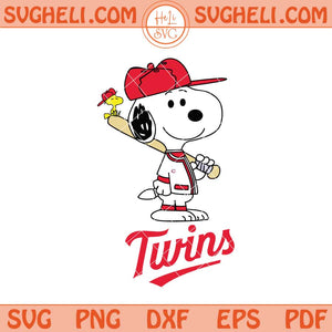 Minnesota Twins Snoopy Baseball Svg Minnesota Twins MLB Svg Png Dxf Eps Files