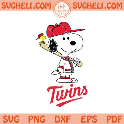 Minnesota Twins Snoopy Baseball Svg Minnesota Twins MLB Svg Png Dxf Eps Files