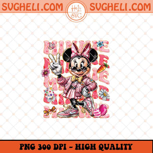 Minnie Easter With Sunglasses Png Minnie Bunny Png Sublimation Files