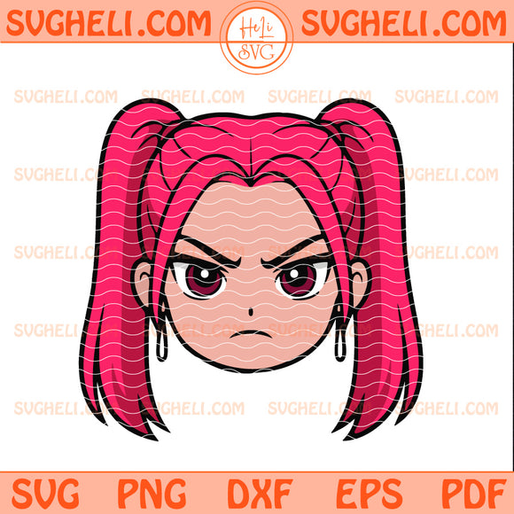 Mira Face Kpop Demon Hunters Svg Mira Huntrix Svg