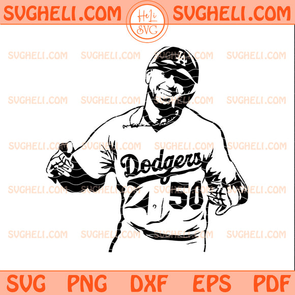 Mookie Betts LA Dodgers Svg Dodgers Mookie Betts 50 Svg