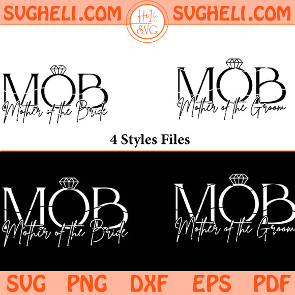 Mother of Bride & Mother of Groom Svg Mom Wedding Svg Png Dxf Eps Pdf Files