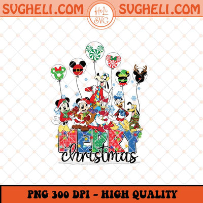 Mouse And Friends Christmas Png Christmas Cartoon Png Sublimation Files