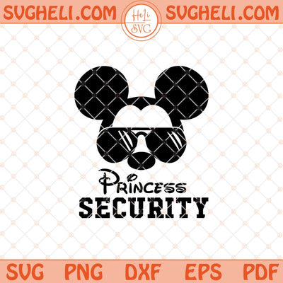 Mouse With Sunglasses Svg Princess Security Svg Funny Svg Png Dxf Eps Files