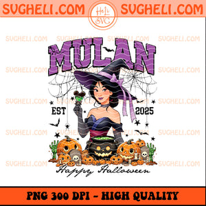 Mulan The Witch Est 2025 Happy Halloween Png