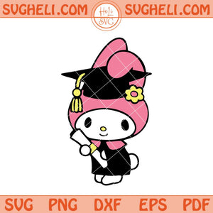 My Melody Graduation Svg Cute Kitty My Melody Graduate Svg Png Dxf Eps