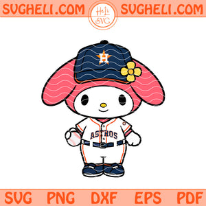 My Melody Houston Astros Svg Baseball My Melody Svg Png Dxf Eps Files