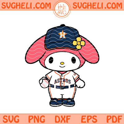 My Melody Houston Astros Svg Baseball My Melody Svg Png Dxf Eps Files