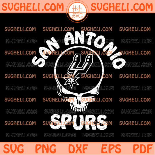 NBA Grateful Dead Spurs Svg San Antonio Spurs Svg