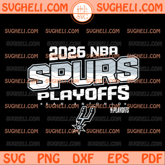 NBA Official 2026 Playoffs San Antonio Spurs Svg Spurs Svg
