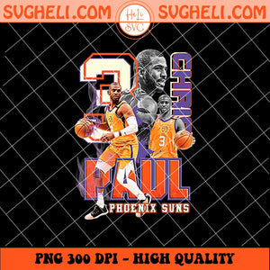 NBA Phoenix Suns Chris Paul Png Chris Paul Basketball Png Sublimation Files