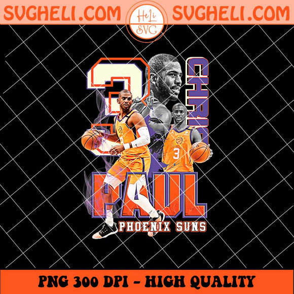 NBA Phoenix Suns Chris Paul Png Chris Paul Basketball Png Sublimation Files