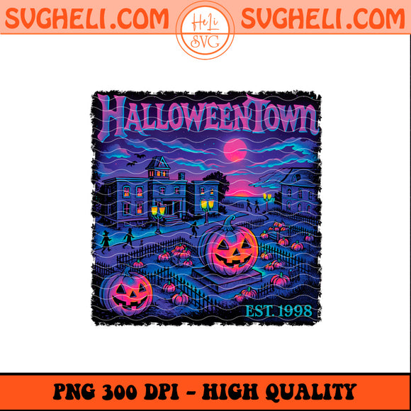 Neon Halloween Town Png Ghost Lacey Halloween Town Png