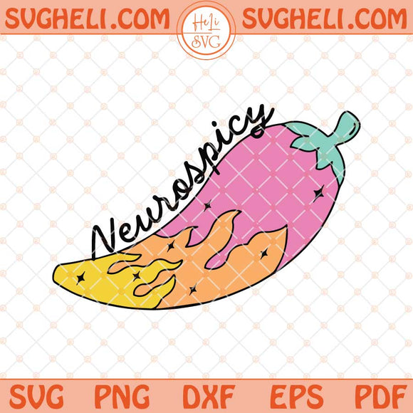 Neurodivergent Svg Neurospicy Svg Neurodiversity Svg Png Dxf Eps Files