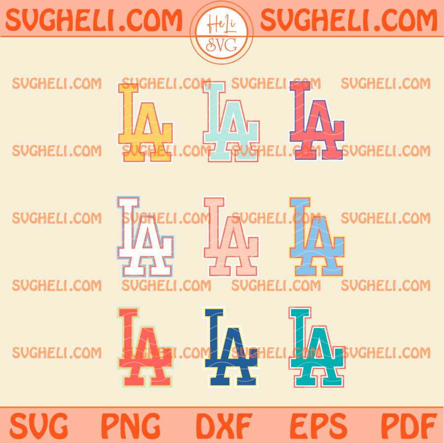 New Era LA Dodgers Baseball Svg LA Dodgers Era Svg