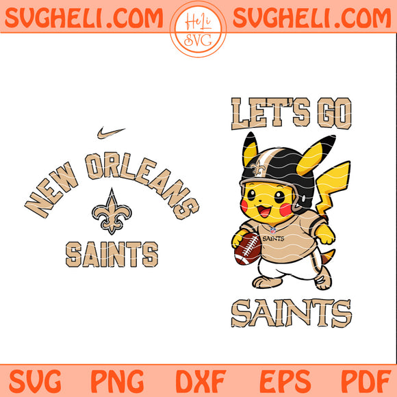 New Orleans Saints Pokemon NFL Svg New Orleans Saints Svg