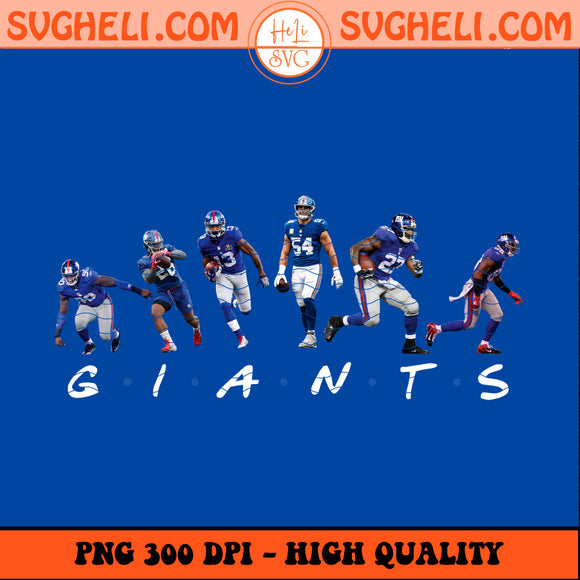 New York Giants Friends NFL Png Football Players Png
