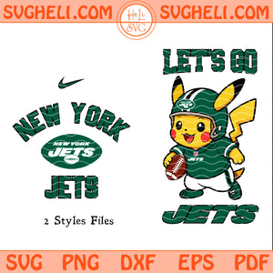 New York Jets Pokemon NFL Svg New York Jets Svg