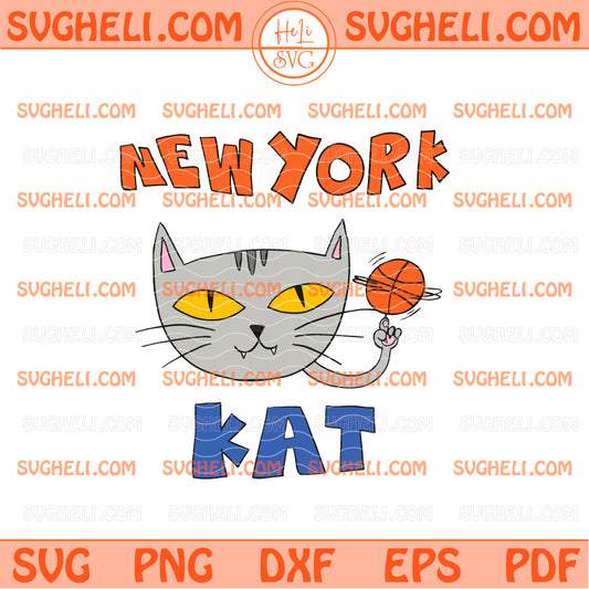 New York KAT Knicks Svg Knicks Basketball Fan Svg