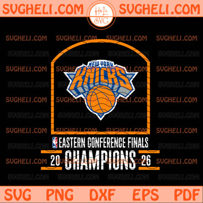 New York Knicks 2026 NBA Eastern Conference Champion Svg