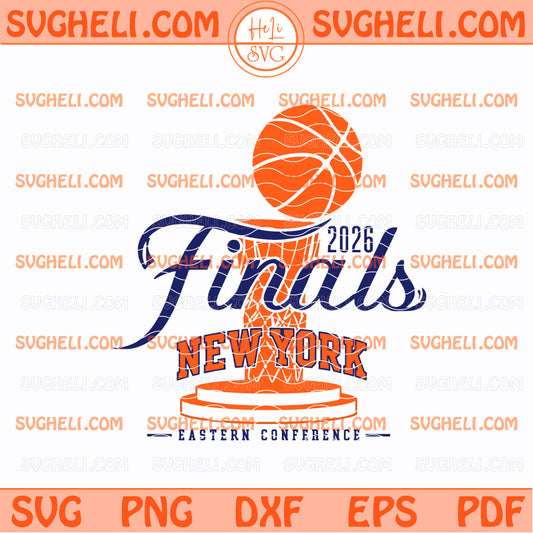 New York Knicks 2026 NBA Finals Eastern Conference Svg